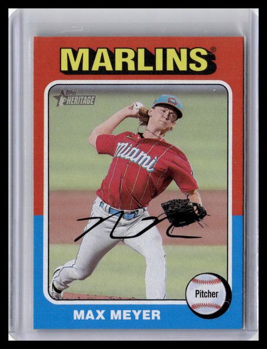 2024 Topps Heritage #492 Max Meyer