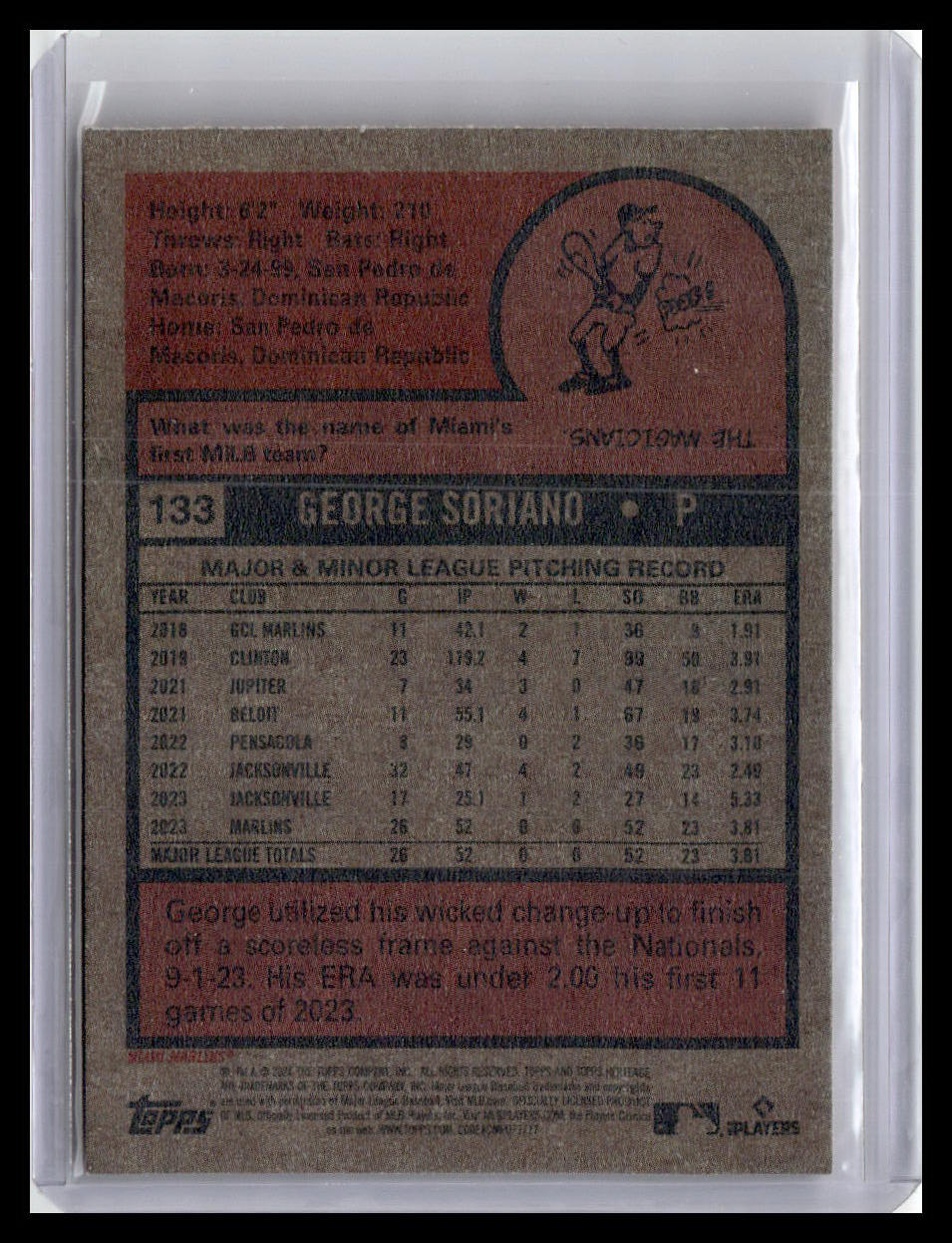 2024 Topps Heritage #133 George Soriano