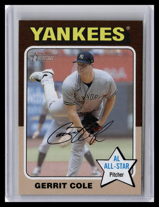 2024 Topps Heritage #331 Gerrit Cole