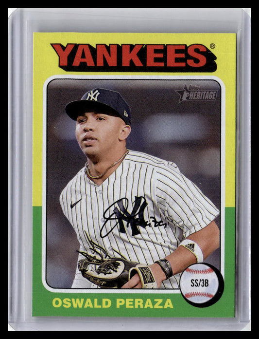 2024 Topps Heritage #273 Oswald Peraza