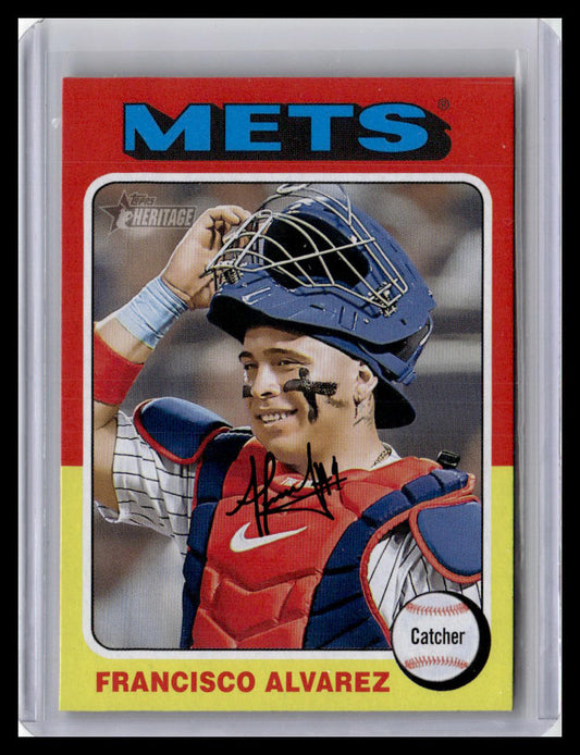 2024 Topps Heritage #411 Francisco Alvarez