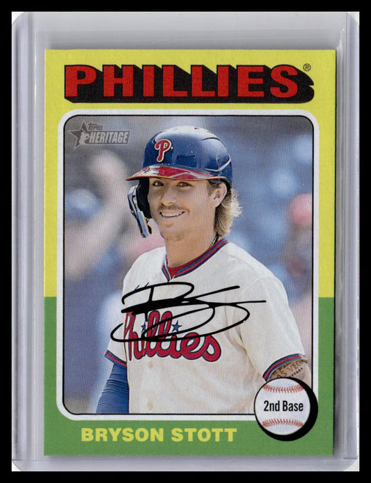 2024 Topps Heritage #419 Bryson Stott