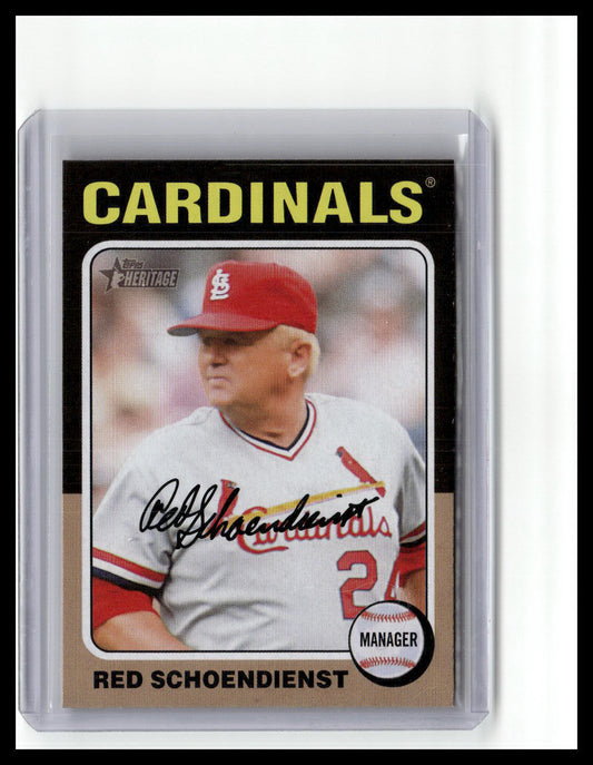 2024 Topps Heritage #149 Red Schoendienst