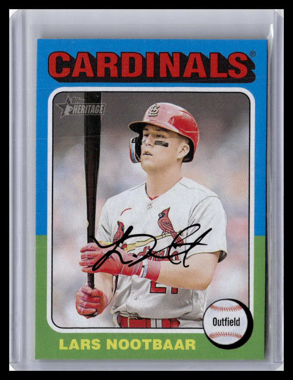 2024 Topps Heritage #166 Lars Nootbaar