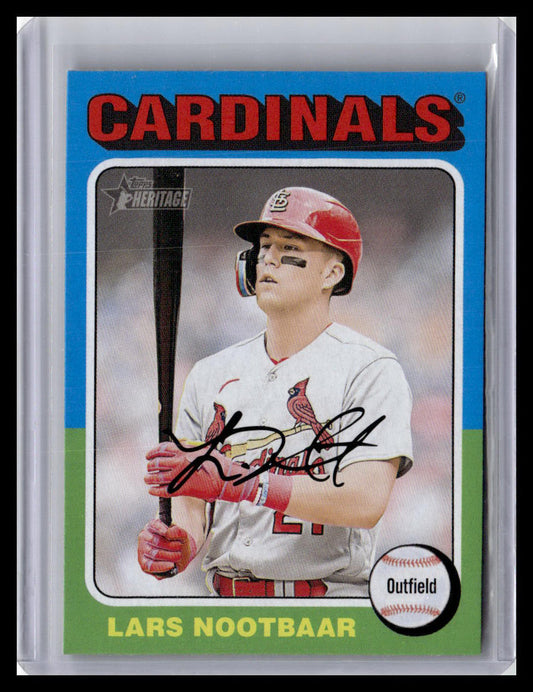 2024 Topps Heritage #166 Lars Nootbaar