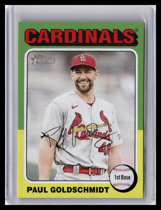 2024 Topps Heritage #490 Paul Goldschmidt