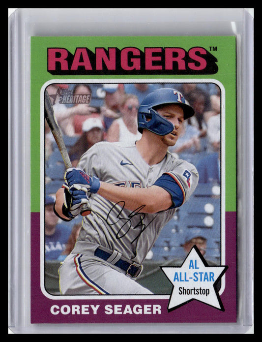 2024 Topps Heritage #400 Corey Seager