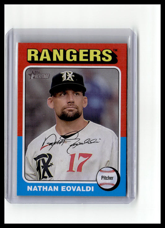 2024 Topps Heritage #82 Nathan Eovaldi