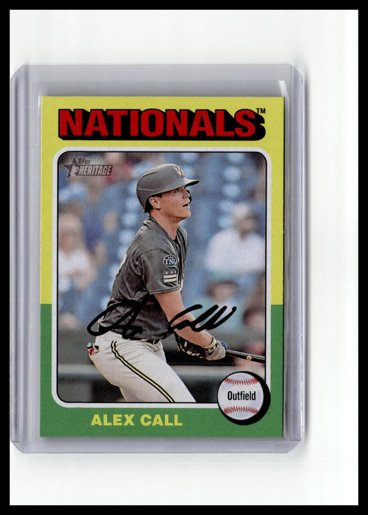 2024 Topps Heritage #113 Alex Call