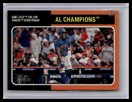 2024 Topps Heritage #460 AL Champions ALCS