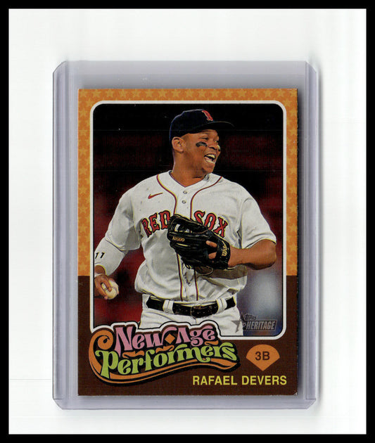 2024 Topps Heritage #NAP-19 Rafael Devers New Age Performers