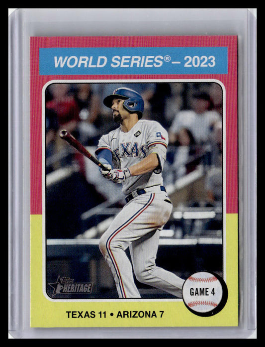 2024 Topps Heritage #464 World Series 2023: Game 4