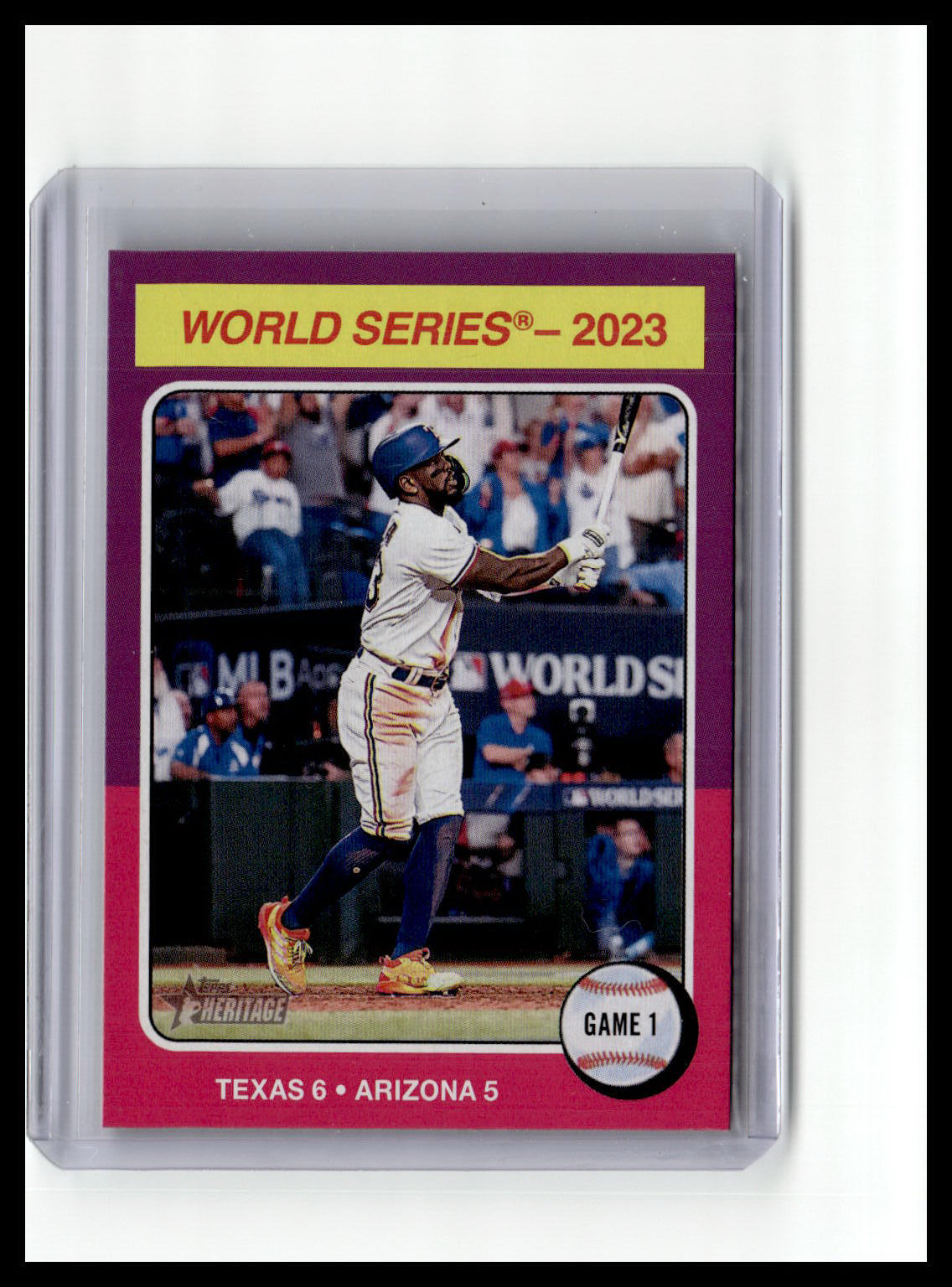 2024 Topps Heritage #461 World Series 2023: Game 1