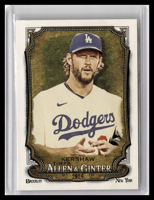 2024 Topps Allen & Ginter #52 Clayton Kershaw