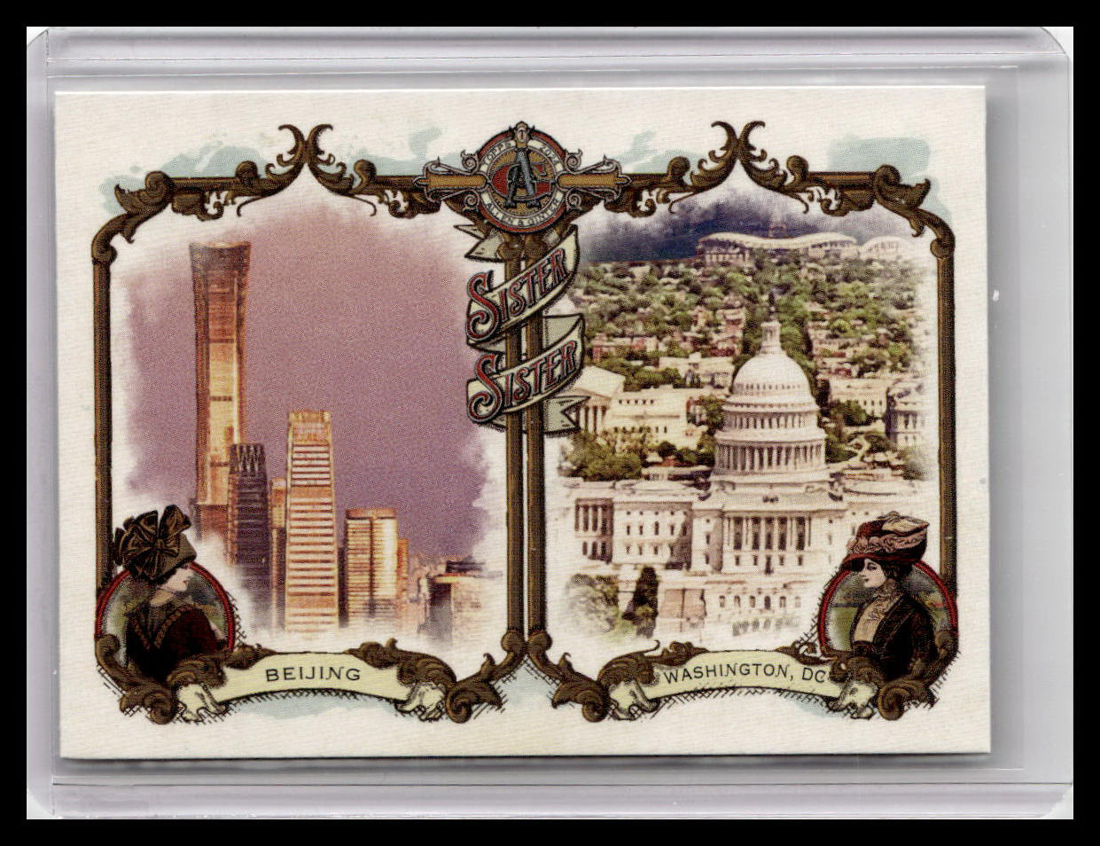 2024 Topps Allen & Ginter #SS-2 Beijing / Washington Sister Sister