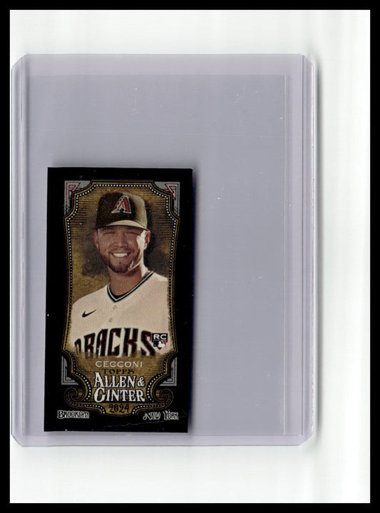 2024 Topps Allen & Ginter #58 Slade Cecconi Mini Black Border