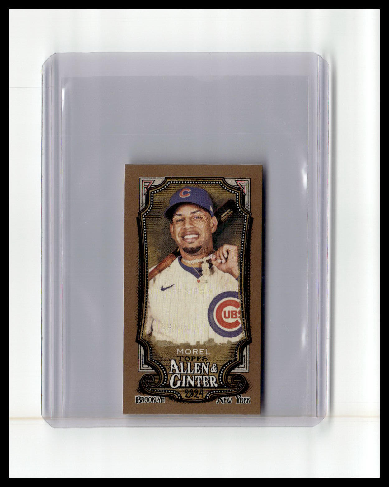 2024 Topps Allen & Ginter #189 Christopher Morel Mini Gold Border