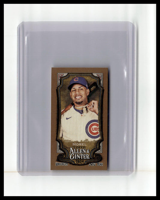 2024 Topps Allen & Ginter #189 Christopher Morel Mini Gold Border