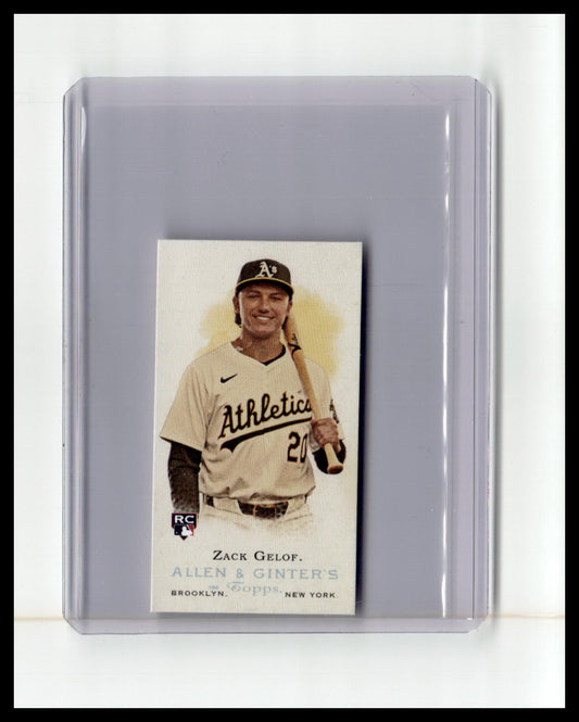 2024 Topps Allen & Ginter #RD-12 Zack Gelof Mini Rookie Design Variations