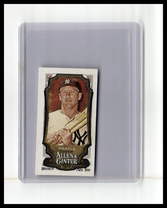 2024 Topps Allen & Ginter #142 Mickey Mantle Mini
