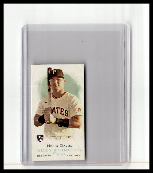 2024 Topps Allen & Ginter #RD-7 Henry Davis Mini Rookie Design Variations