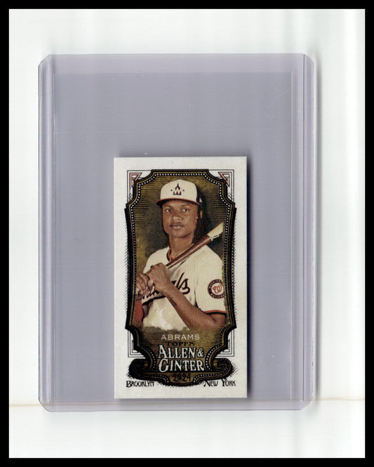 2024 Topps Allen & Ginter #17 CJ Abrams Mini