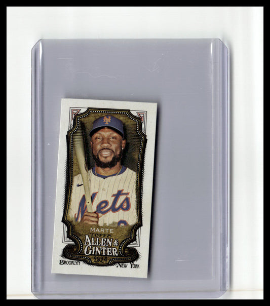 2024 Topps Allen & Ginter #318 Starling Marte Mini