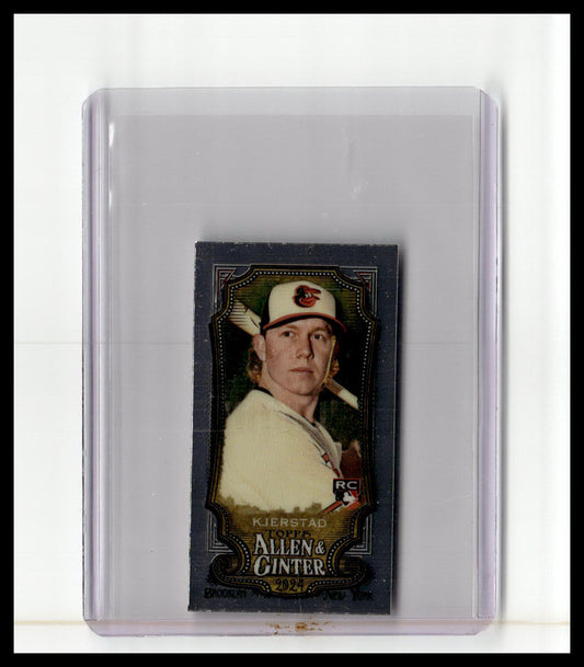 2024 Topps Allen & Ginter #49 Heston Kjerstad Mini Chrome