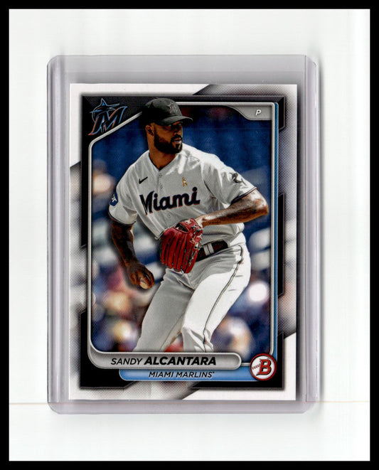 2024 Bowman #8 Sandy Alcantara