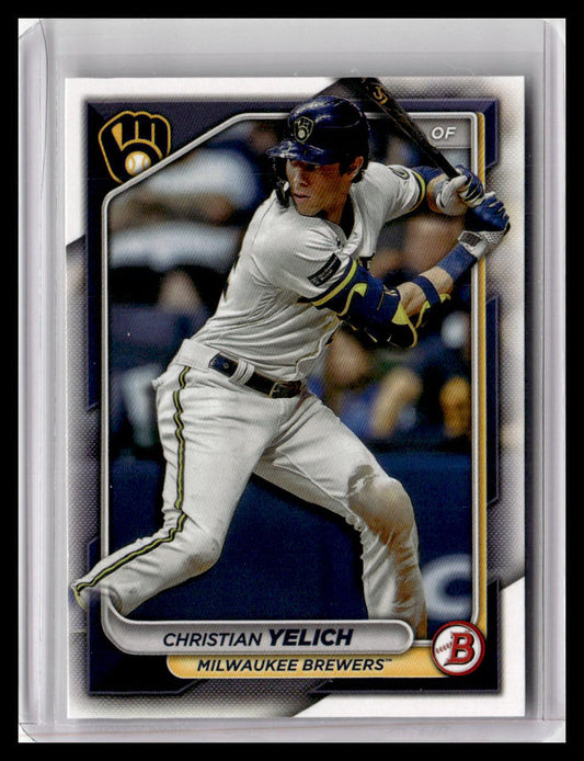 2024 Bowman #34 Christian Yelich