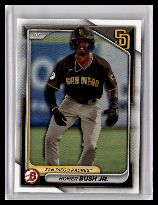 2024 Bowman #BP-87 Homer Bush Jr. Prospects