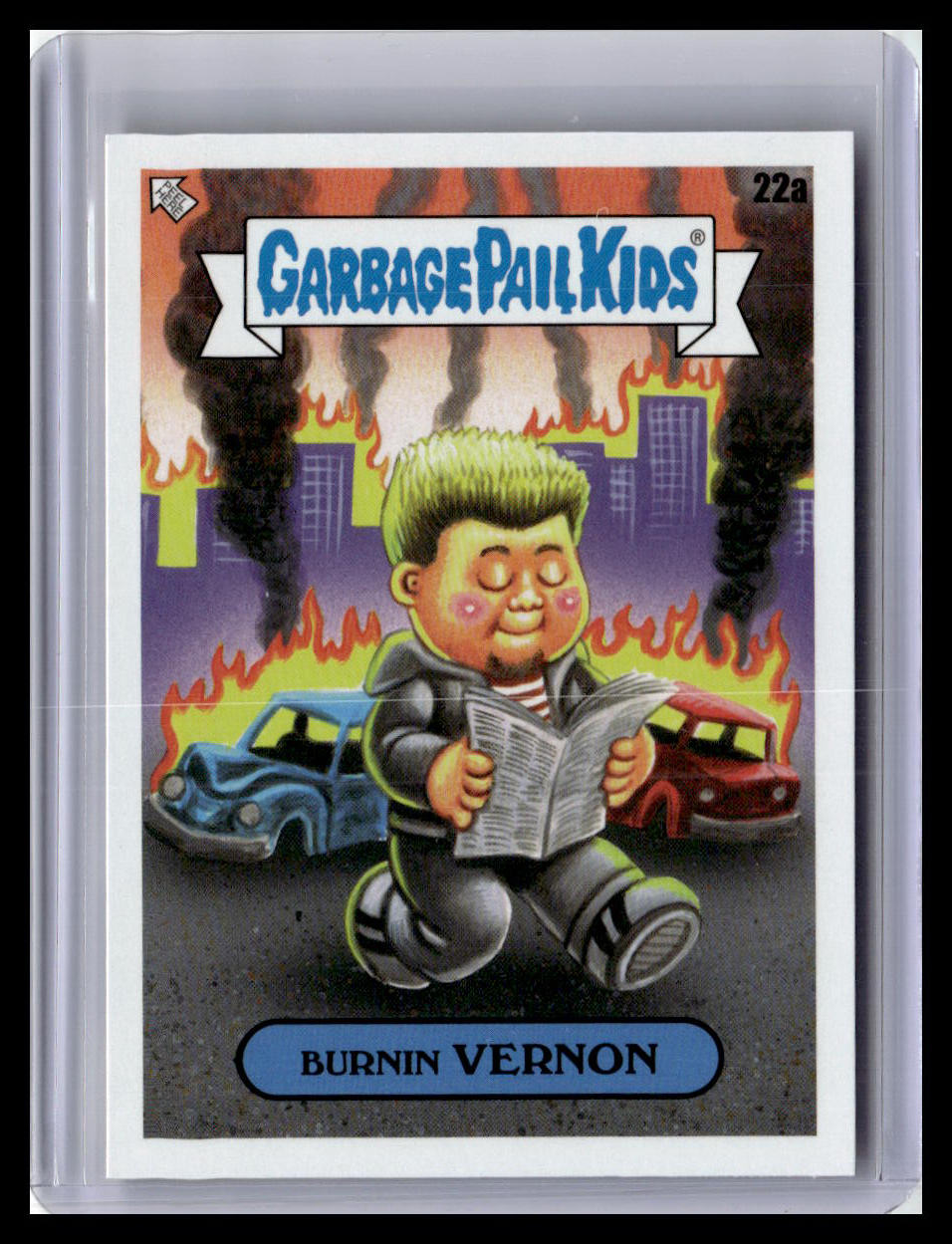 2024 Topps Garbage Pail Kids: Battle of the Bands Green Day #22a Burnin Vernon