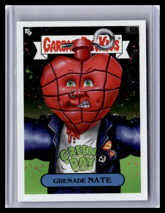 2024 Topps Garbage Pail Kids: Battle of the Bands Green Day #16b Grenade Nate
