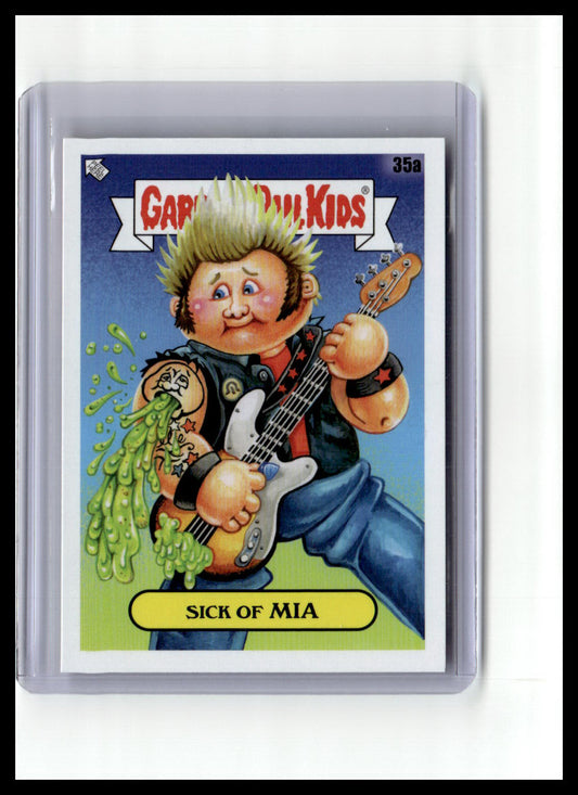 2024 Topps GPK: Battle of the Bands Green Day #35a Sick of Mia Booger Green