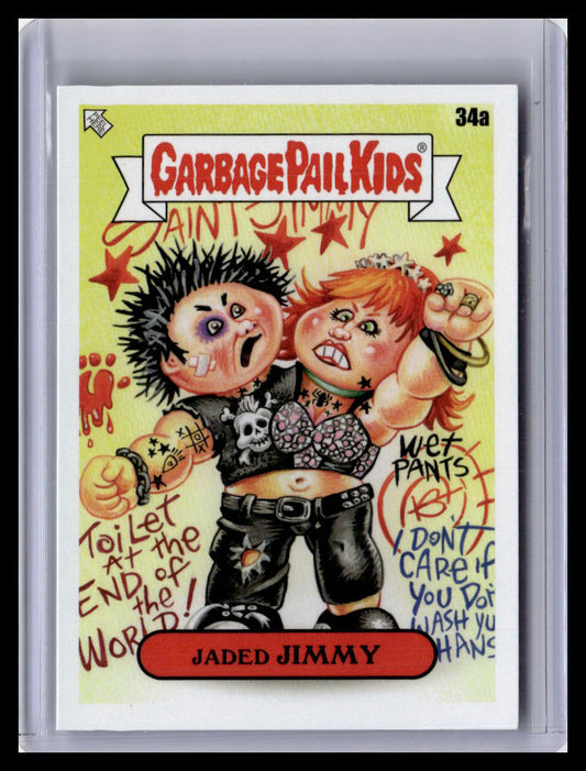 2024 Topps Garbage Pail Kids: Battle of the Bands Green Day #34a Jaded Jimmy