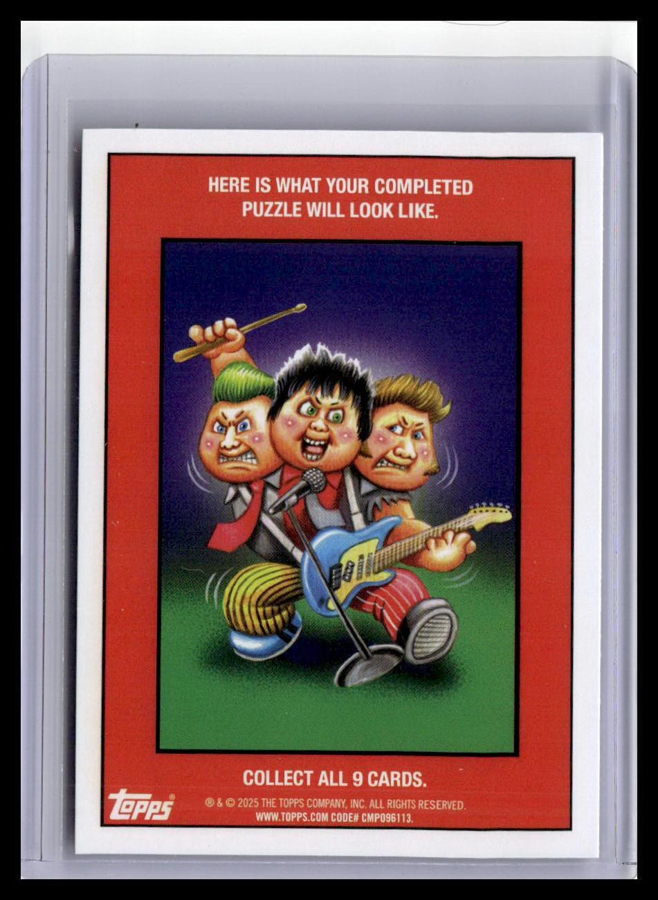 2024 Topps Garbage Pail Kids: Battle of the Bands Green Day #38a Bud A Boom
