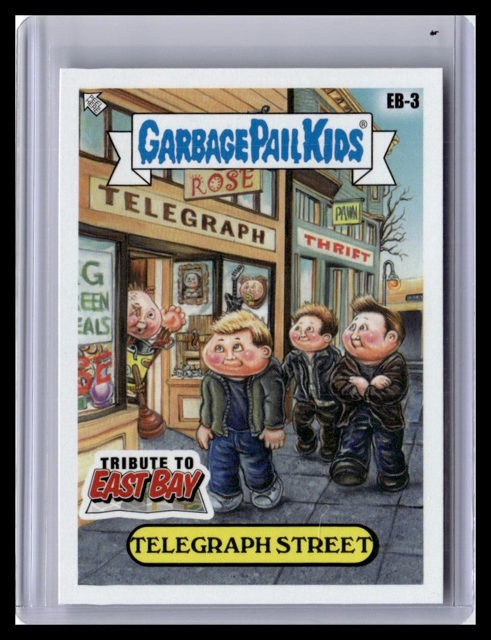 2024 Topps GPK: Battle of the Bands Green Day #EB-3 Telegraph Street East Bay