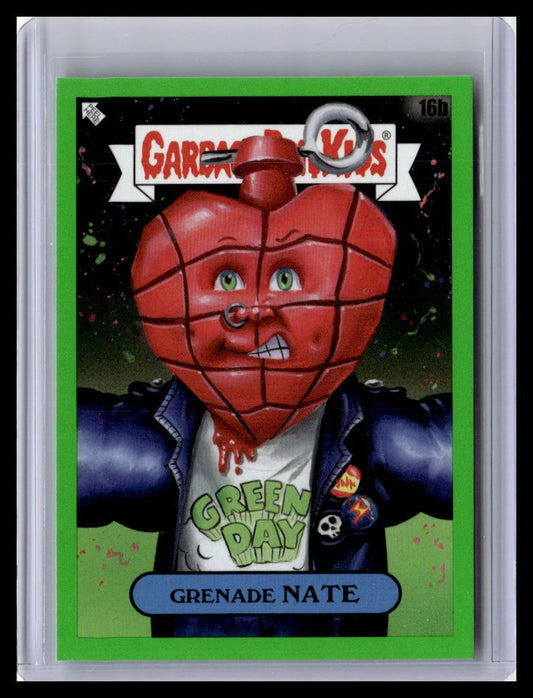 2024 Topps GPK: Battle of the Bands Green Day #16b Grenade Nate Booger Geen