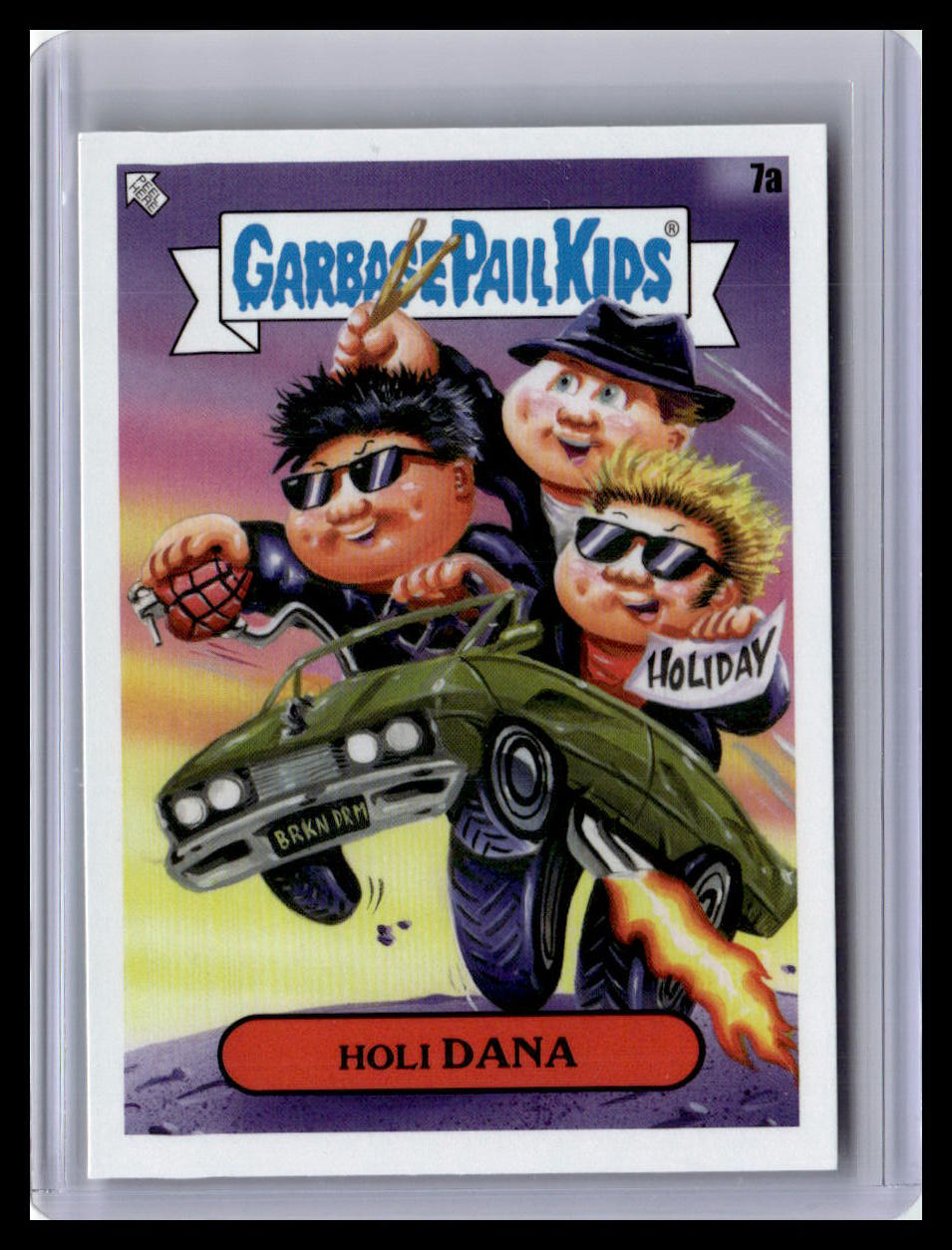 2024 Topps Garbage Pail Kids: Battle of the Bands Green Day #7a Holi Dana
