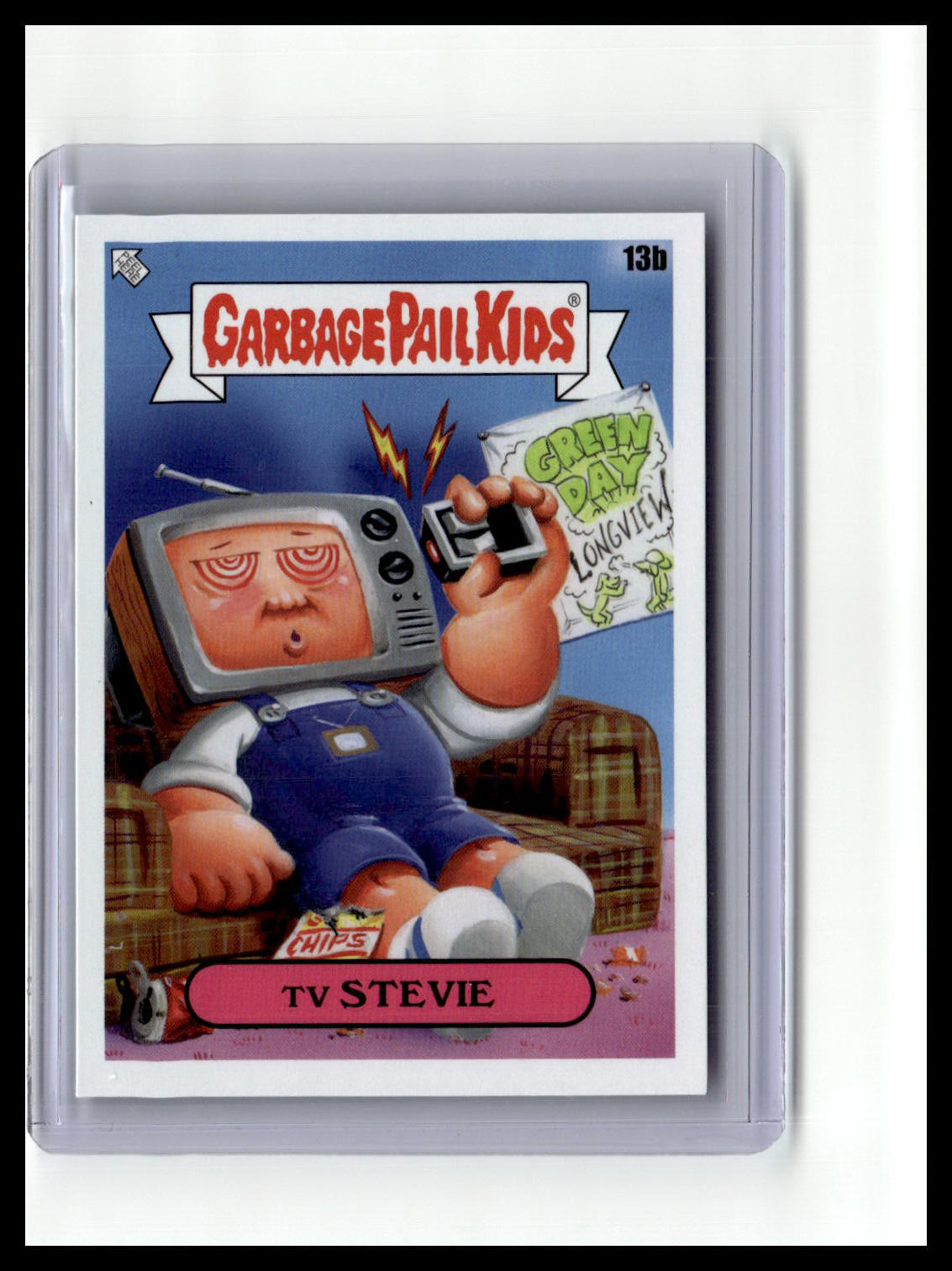 2024 Topps Garbage Pail Kids: Battle of the Bands Green Day #13b TV Stevie