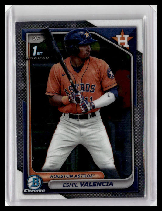 2024 Bowman #BCP-75 Esmil Valencia Chrome Prospects