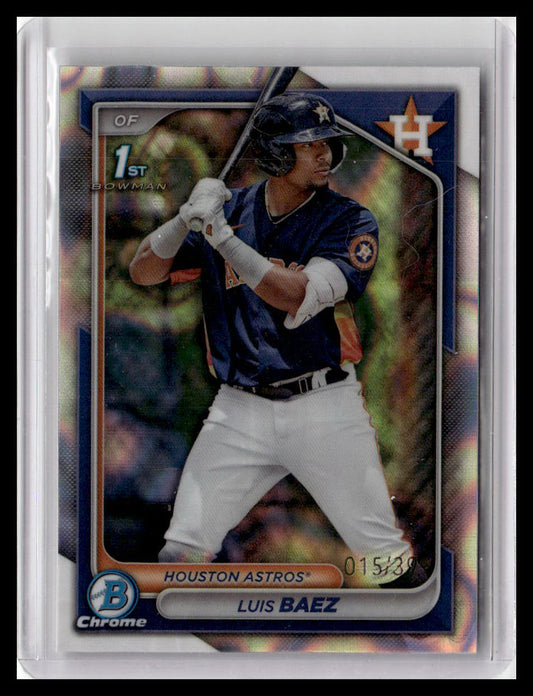 2024 Bowman #BCP-66 Luis Baez Chrome Prospects Lava Refractors #/399