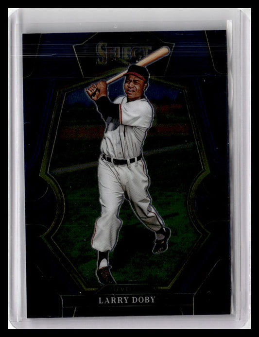 2023 Panini Select #105 Larry Doby Blue Prizm