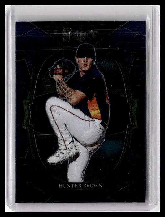 2023 Panini Select #98 Hunter Brown Blue Prizm