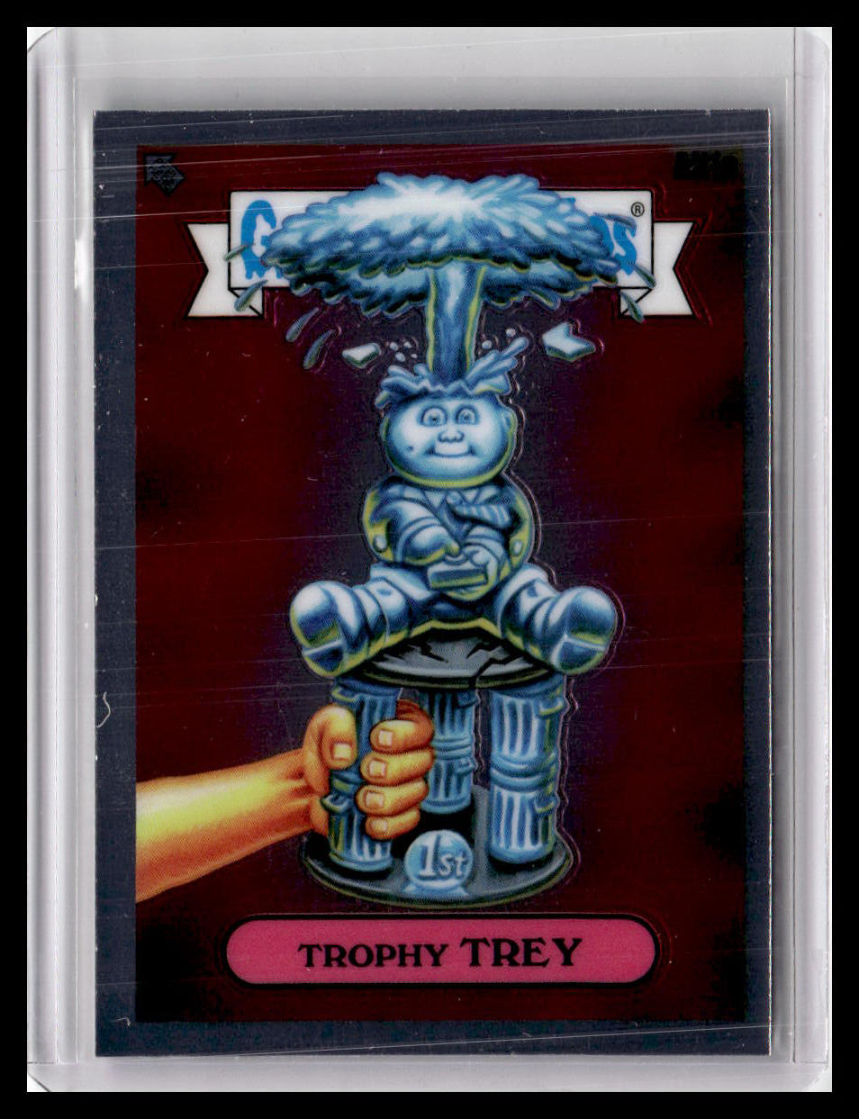 2021 Topps Chrome Garbage Pail Kids Original Series 4 #AN1a Trophy Trey
