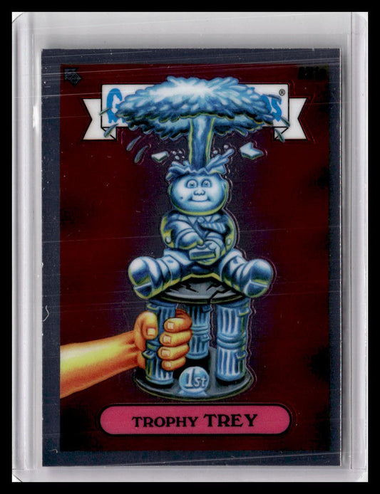 2021 Topps Chrome Garbage Pail Kids Original Series 4 #AN1a Trophy Trey