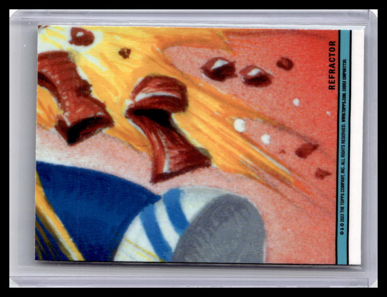 2023 Topps Chrome Garbage Pail Kids Original Series 6 #233a Wes Mess Refractor