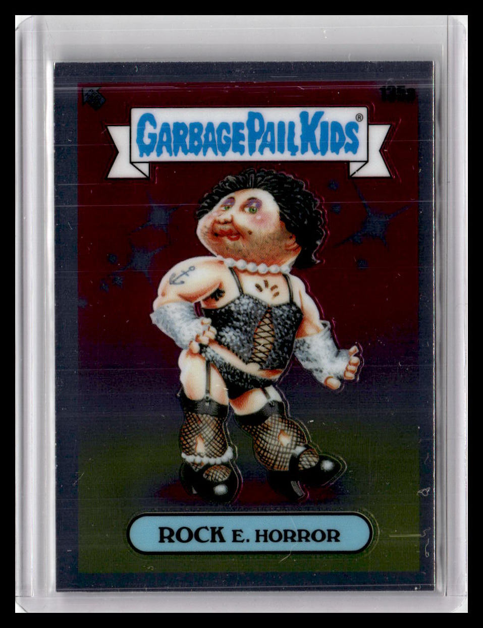 2021 Topps Chrome Garbage Pail Kids Original Series 4 #135a Rock E. Horror