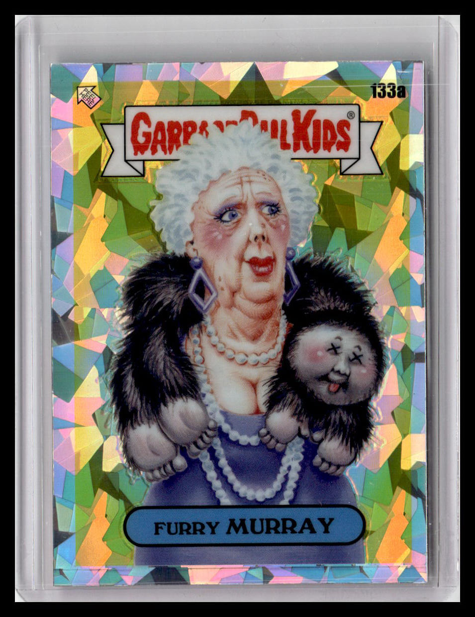 2021 Topps Chrome Garbage Pail Kids Original Series 4 #133a Furry Murray Atomic