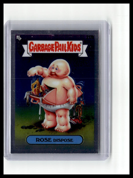 2023 Topps Chrome Garbage Pail Kids Original Series 6 #217b Rose Dispose
